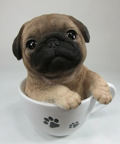 Children Ornament | Pug with Cup | 正價