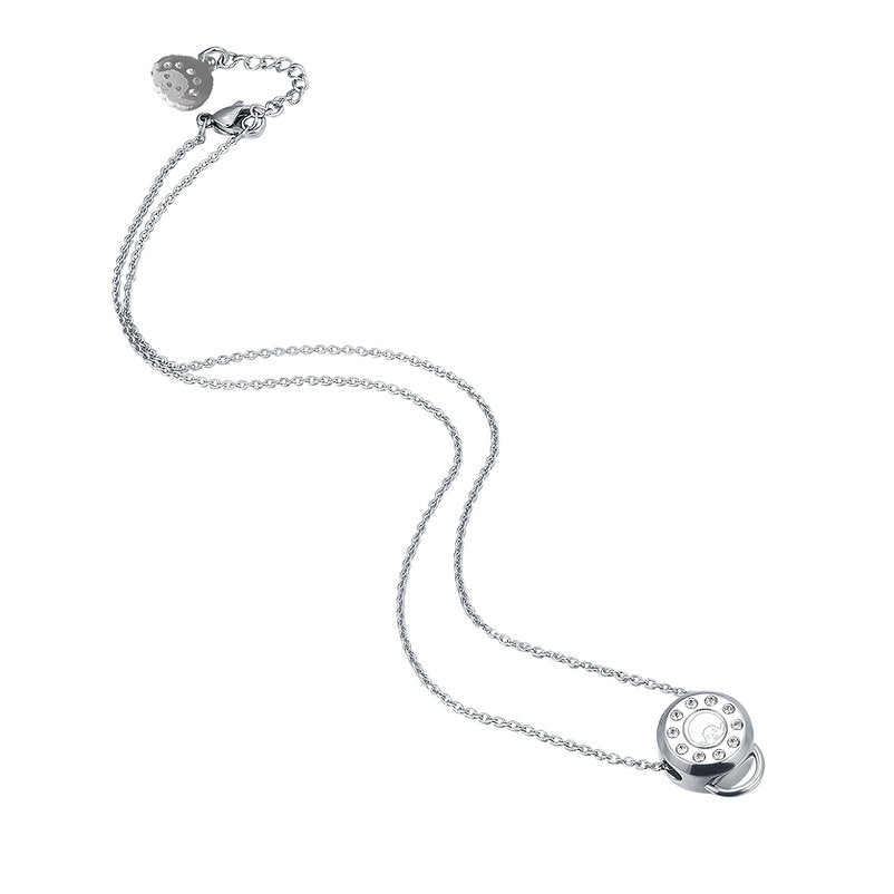 Monchhichi | Cross Ring Stainless Steel Necklace