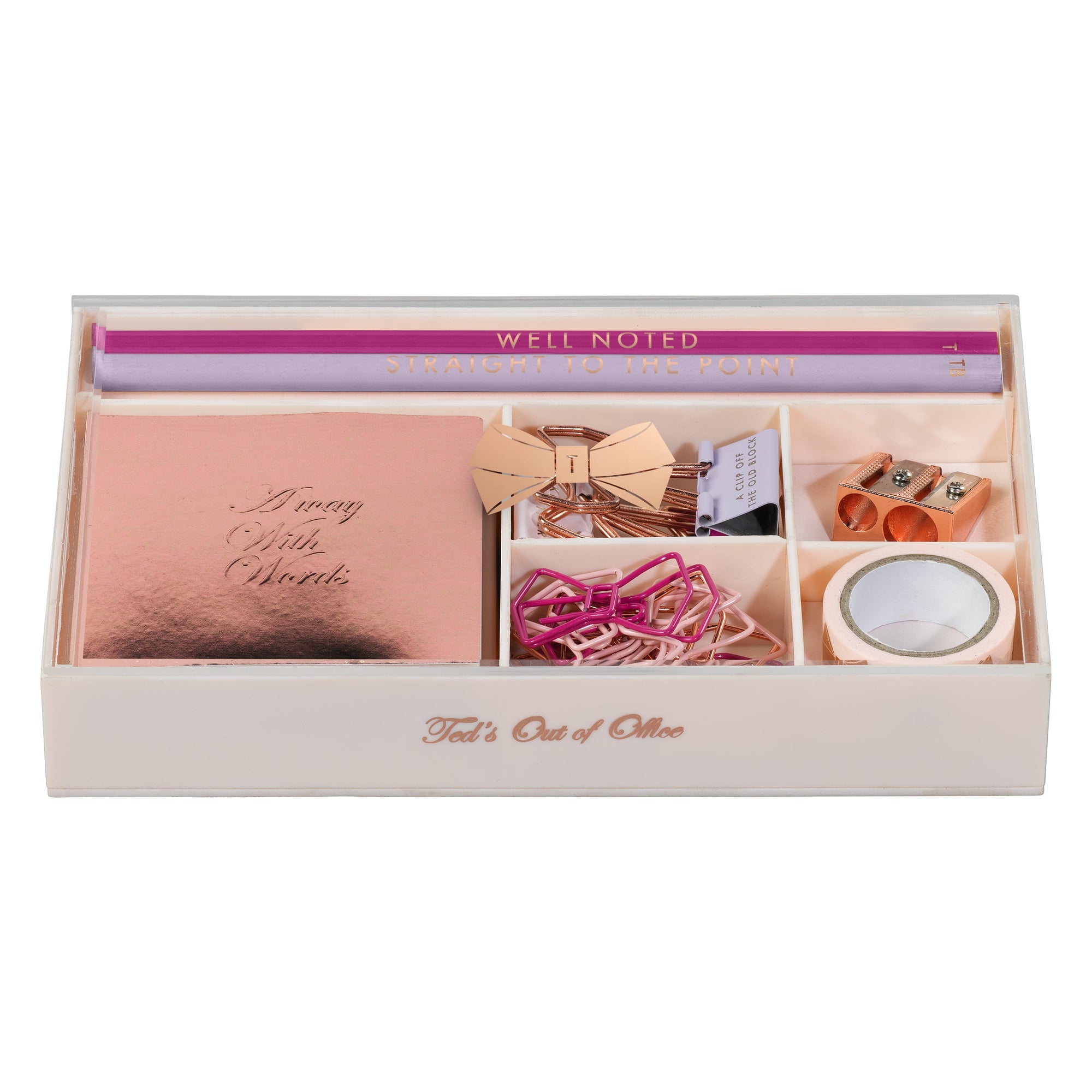 Teds Out of Office Set Porcelain Rose (197174820875)