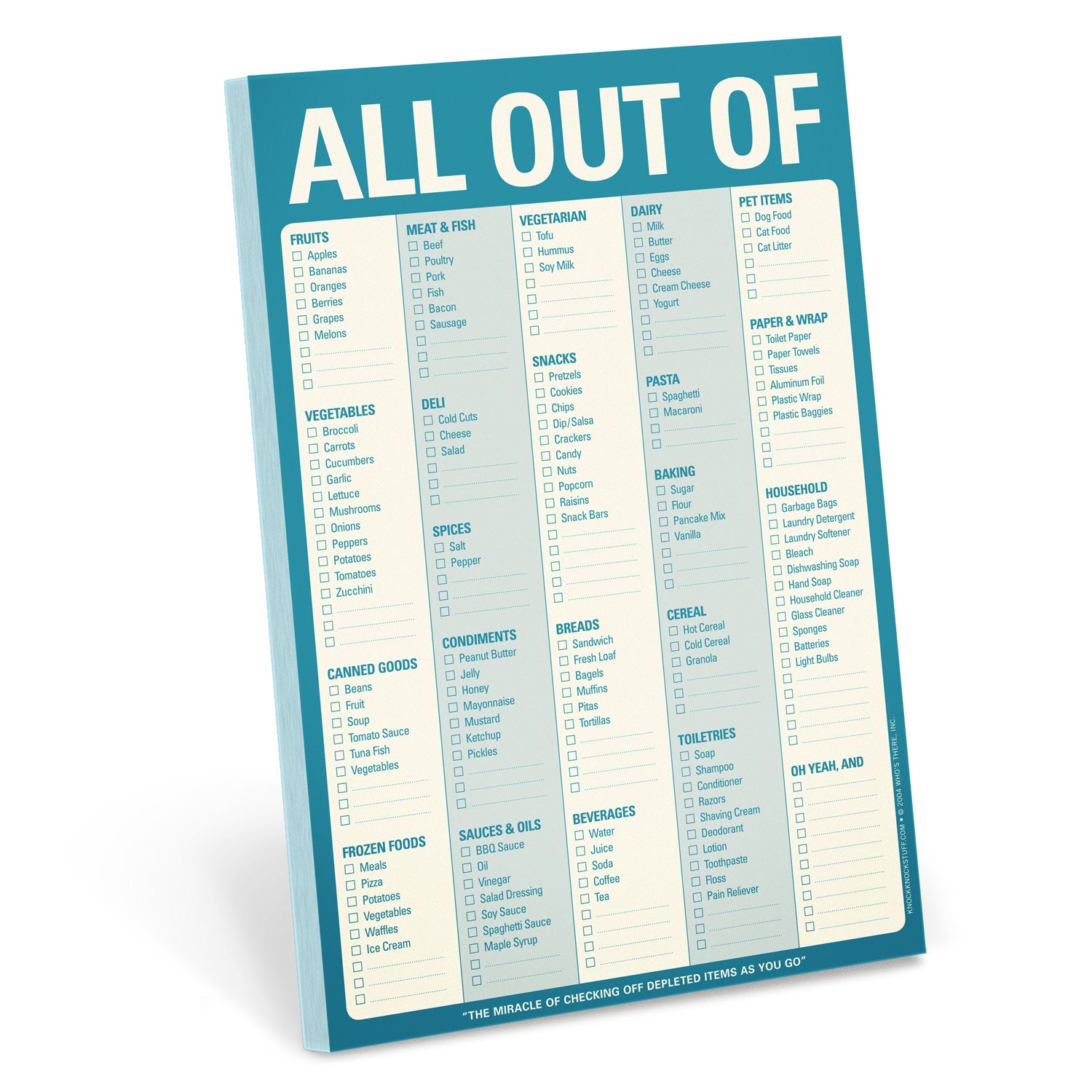 All Out Of Pad (Blue) (with magnet) (197169872907)