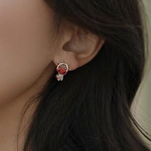 Bull Handmade Earrings | Sliver