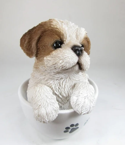 Children Ornament  | Shih Tzu with Cup | 正價