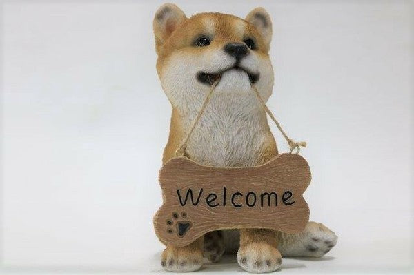 Children Ornaments | Shiba with Welcome Sign | 正價