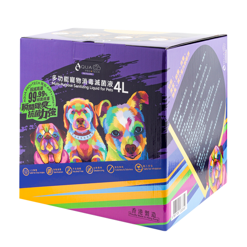 AQUA PRO+TECH | Multi-Purpose Sanitizing Spray for Pets | 4L