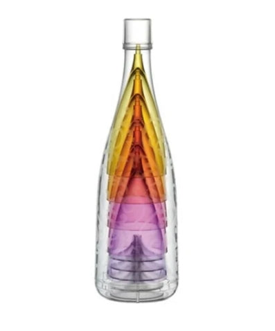 Resin Champagne Glasses |  Five-color Set | 正價
