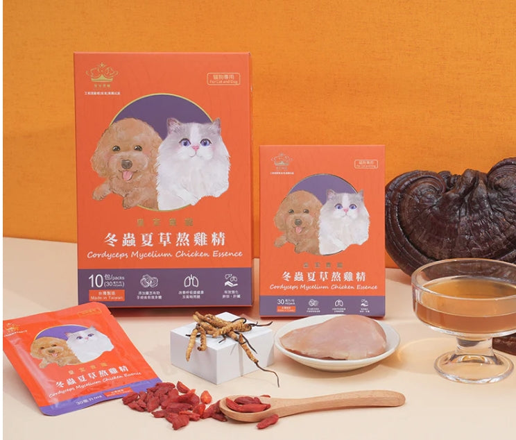 Royal Pet | 冬蟲夏草熬雞精 30ml | 10包裝