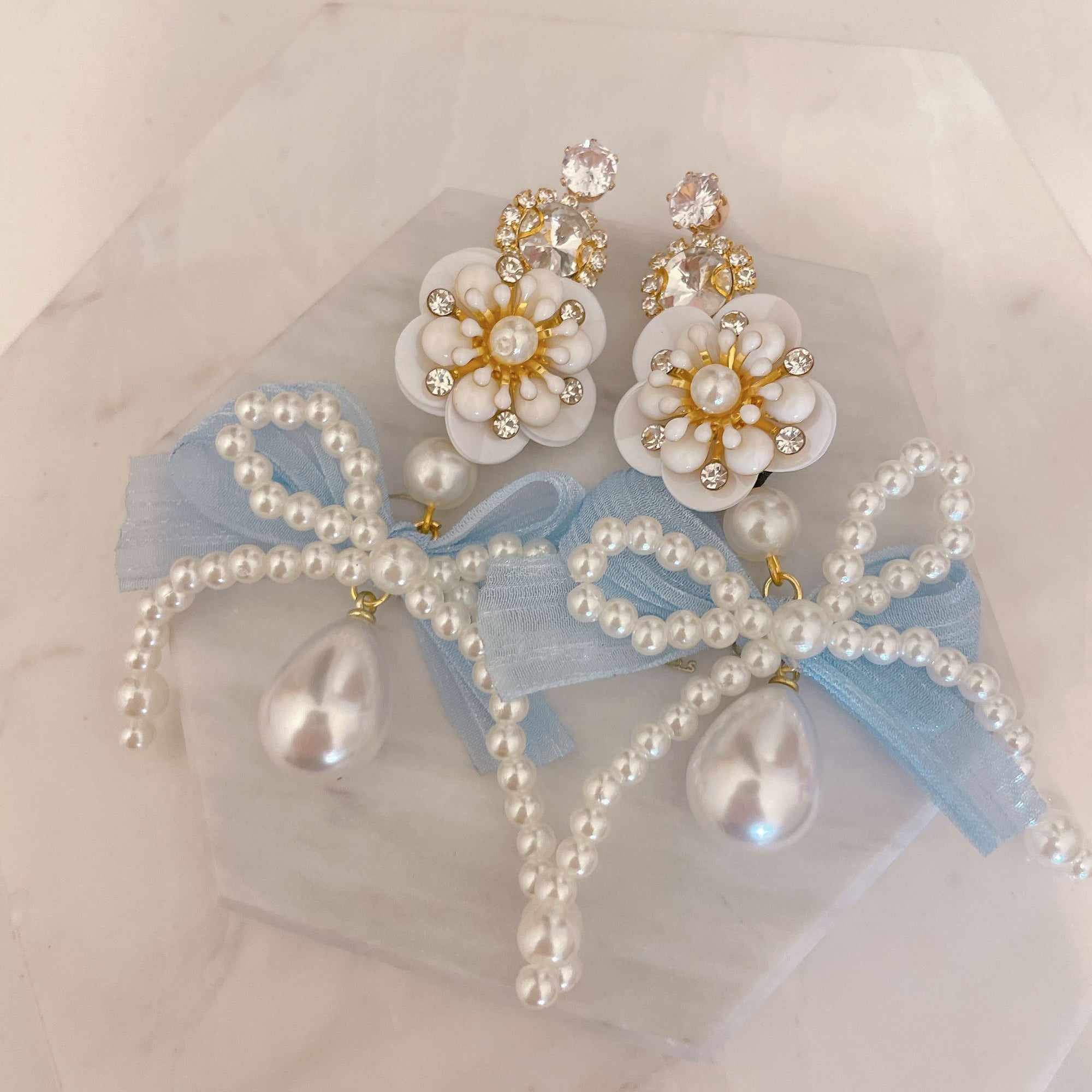 Carmenita Wong | Earrings | RF02 Blue