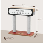 Hong Kong Street Name Cat Scratcher