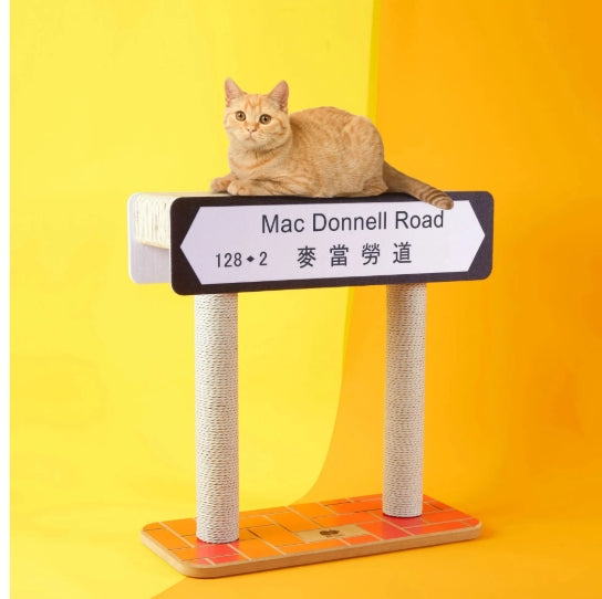 Hong Kong Street Name Cat Scratcher