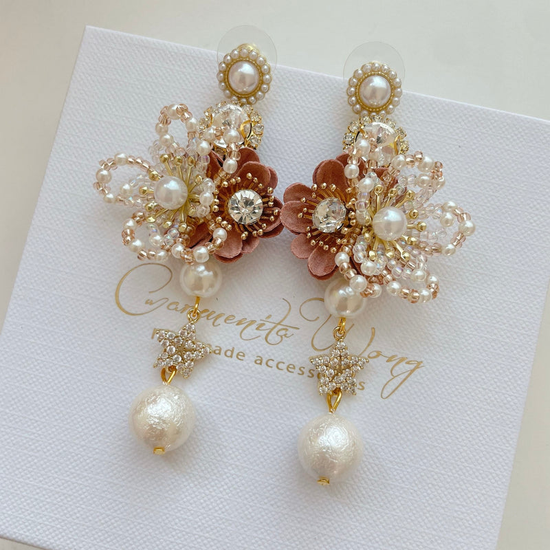 Carmenita Wong | Earrings | FF31 Rose