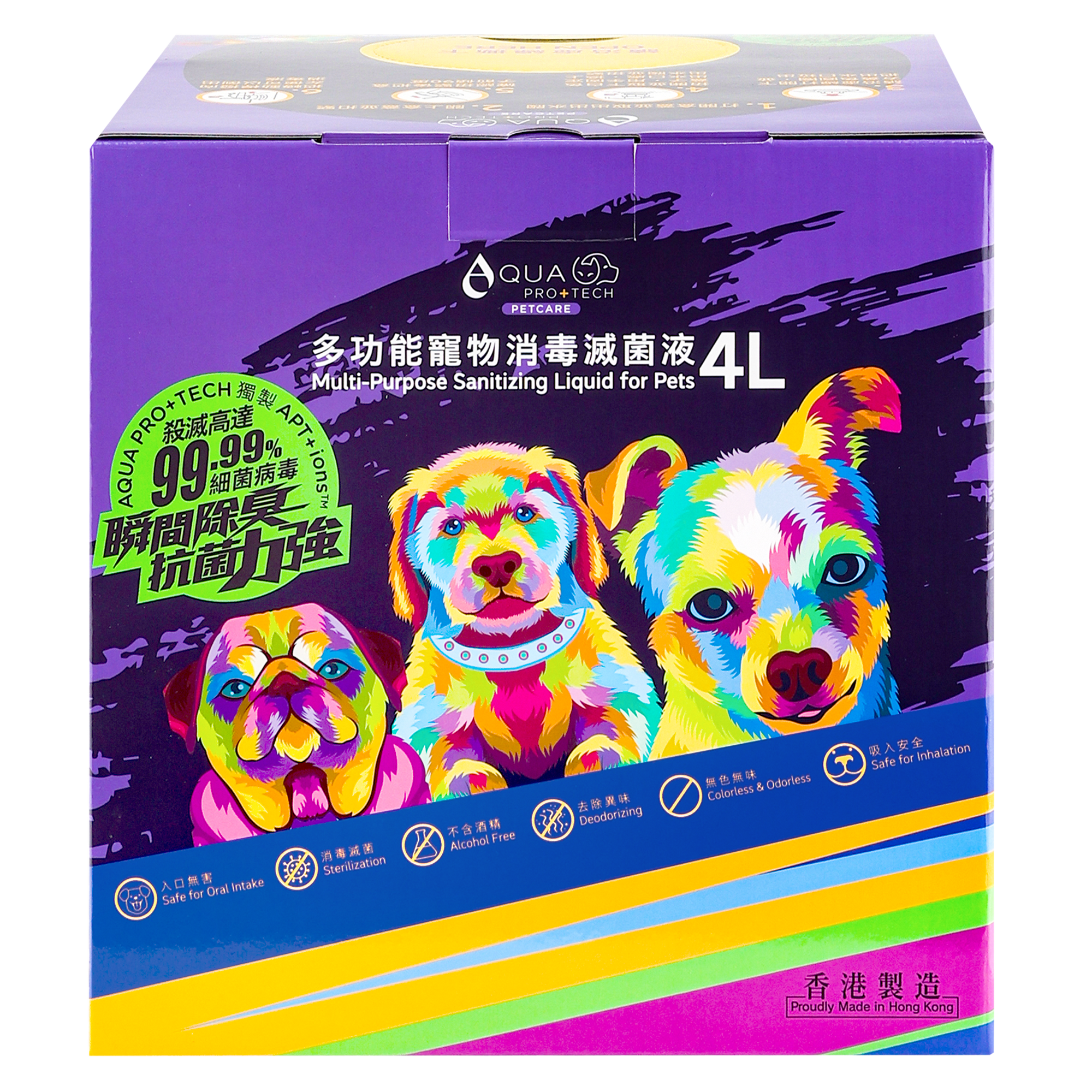 AQUA PRO+TECH | Multi-Purpose Sanitizing Spray for Pets | 4L