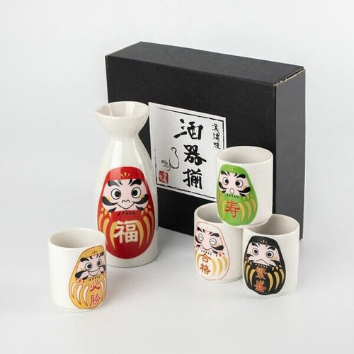 Mino Ware | Fukuraku Sake Bottle | 5Pcs Set | 正價