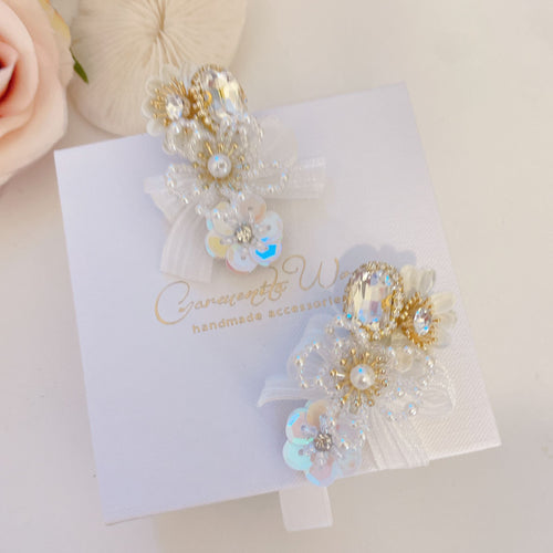 Carmenita Wong | Hair Clip | HC09 White
