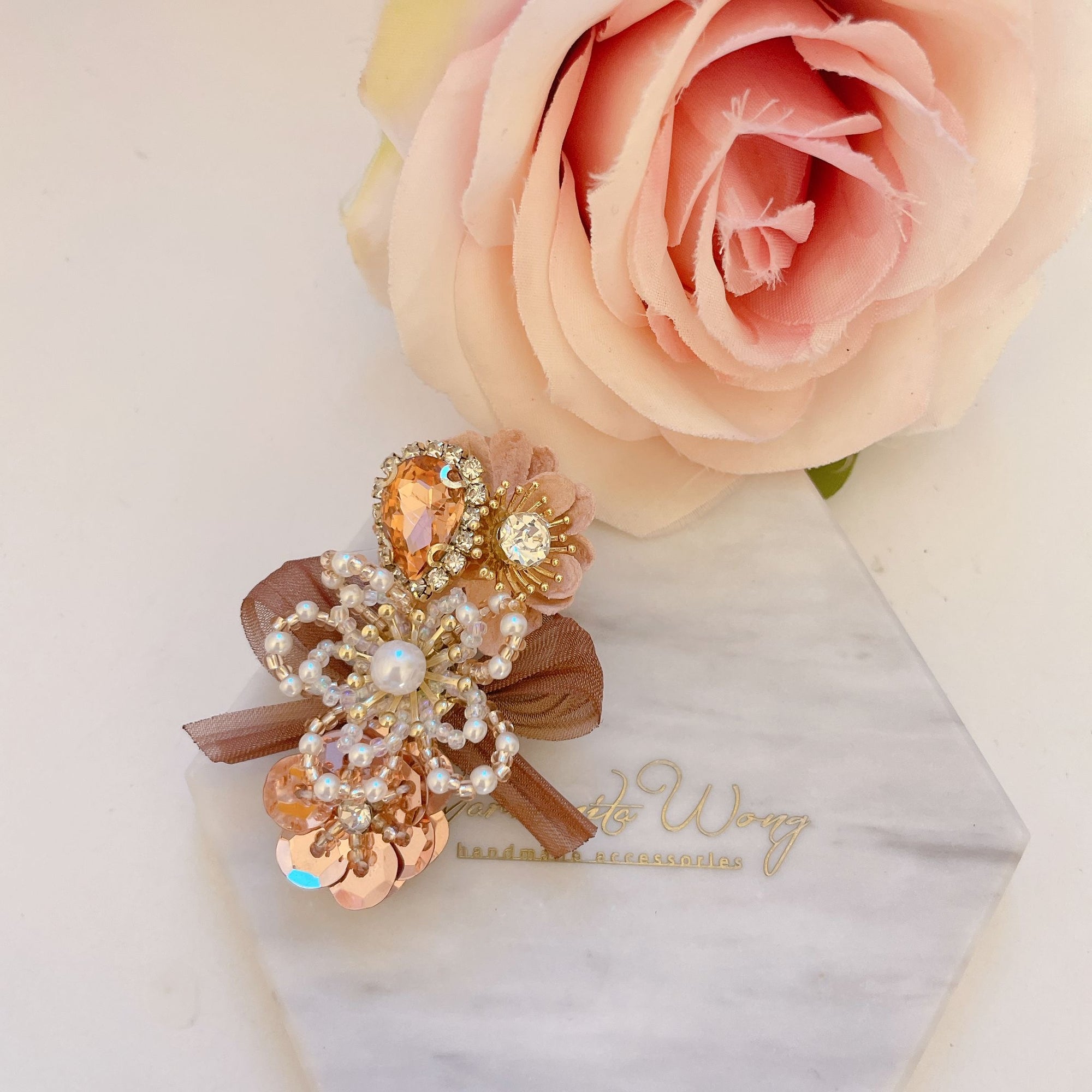 Carmenita Wong | Hair Clip | HC09 Brown