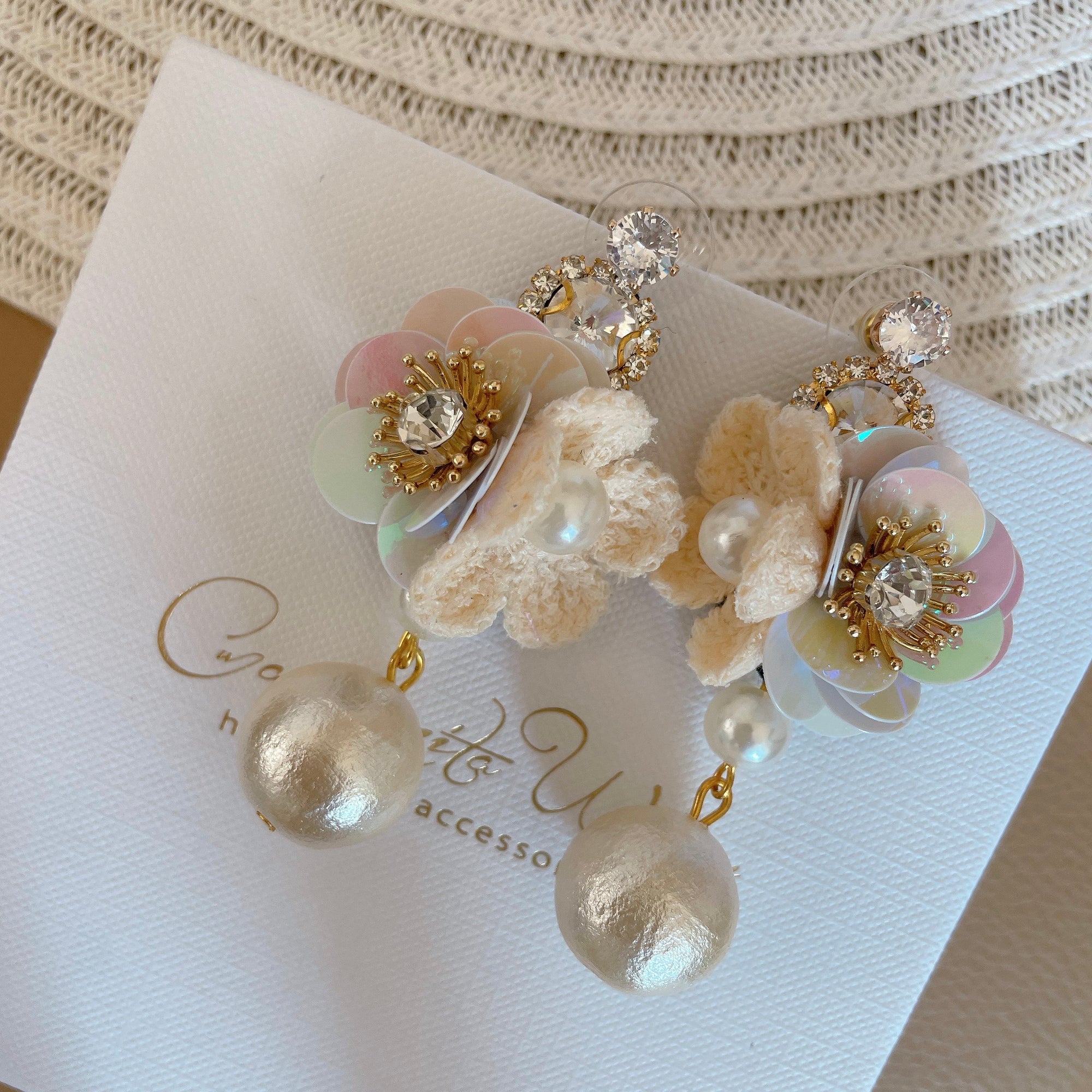 Carmenita Wong | Earrings | FF32 Beige