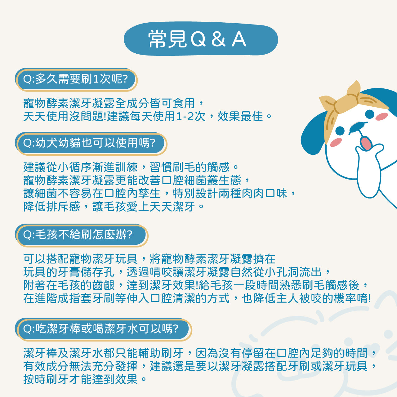 Dog Pet Care | 寵物酵素抗菌潔牙凝露｜正價