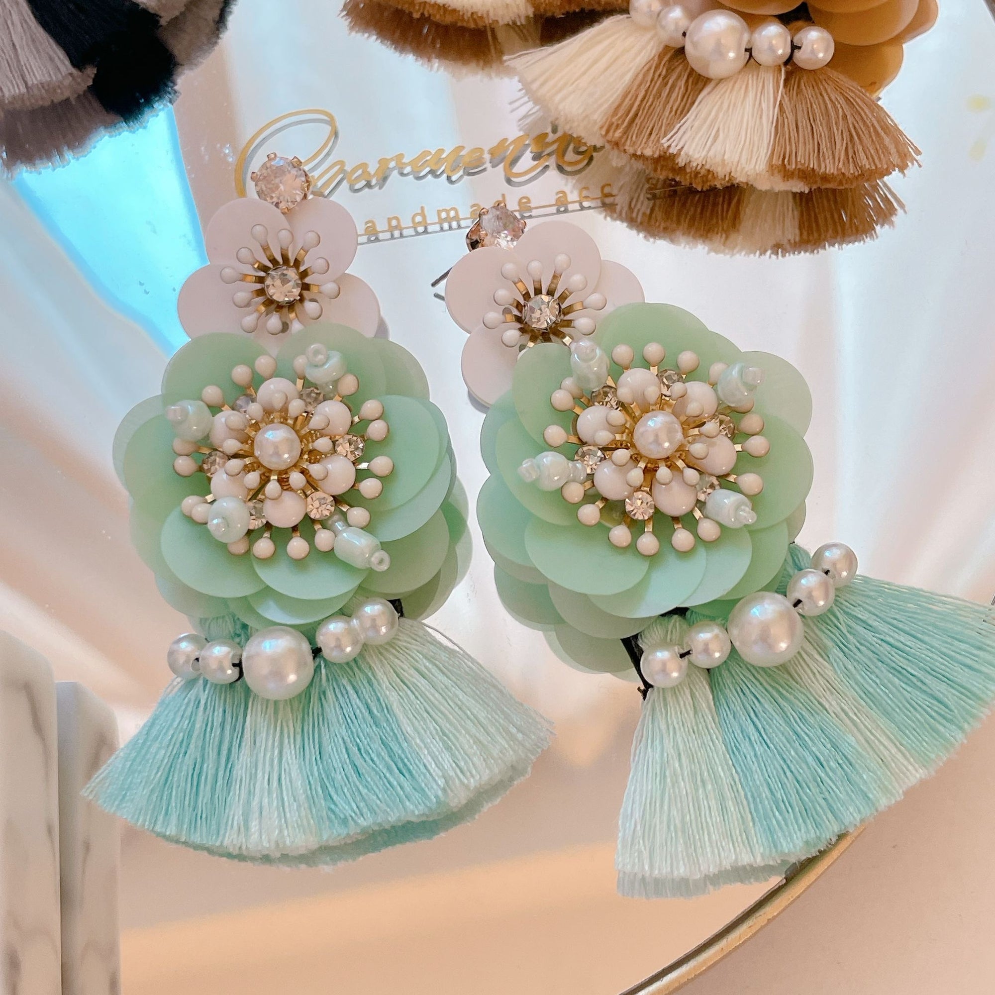 Carmenita Wong | Earrings | T32 Green