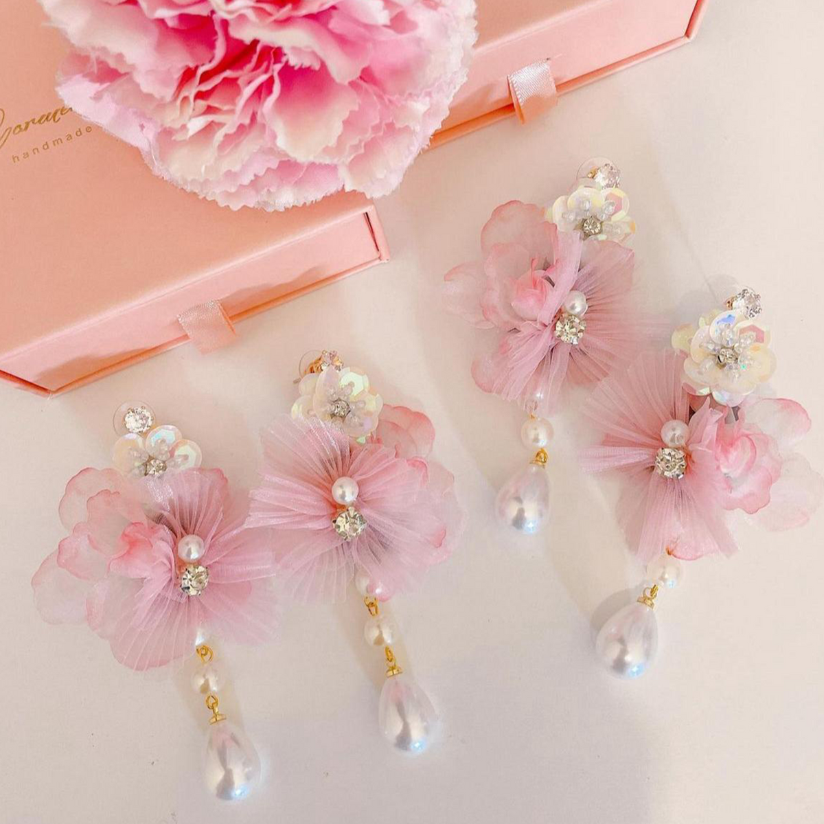 Carmenita Wong | Earrings | LF12 Pink