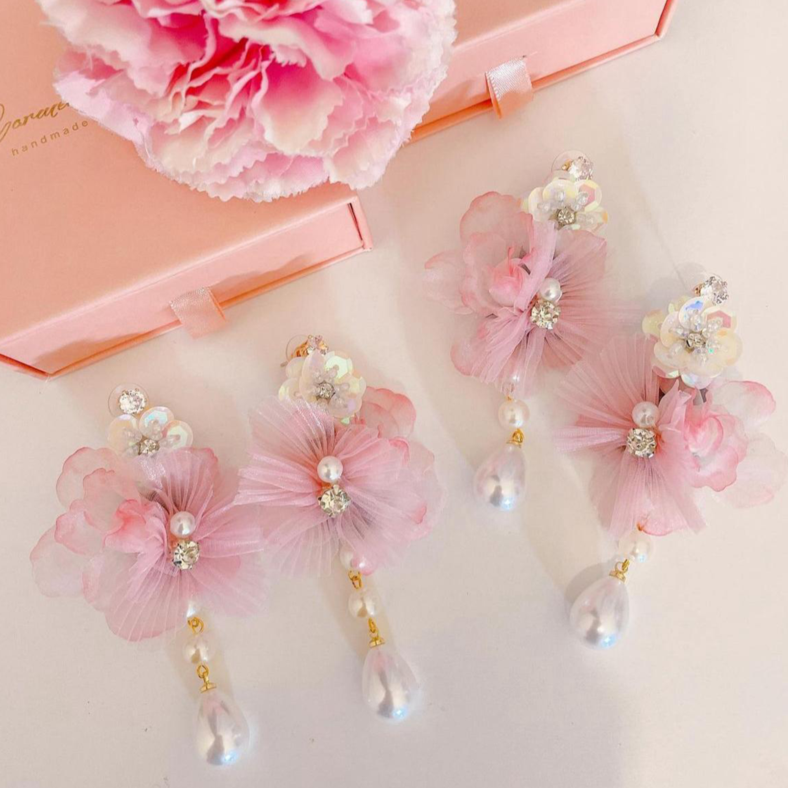 Carmenita Wong | Earrings | LF12 Pink