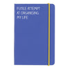 促銷 | A6 Futile Attempt Notebook | Blue