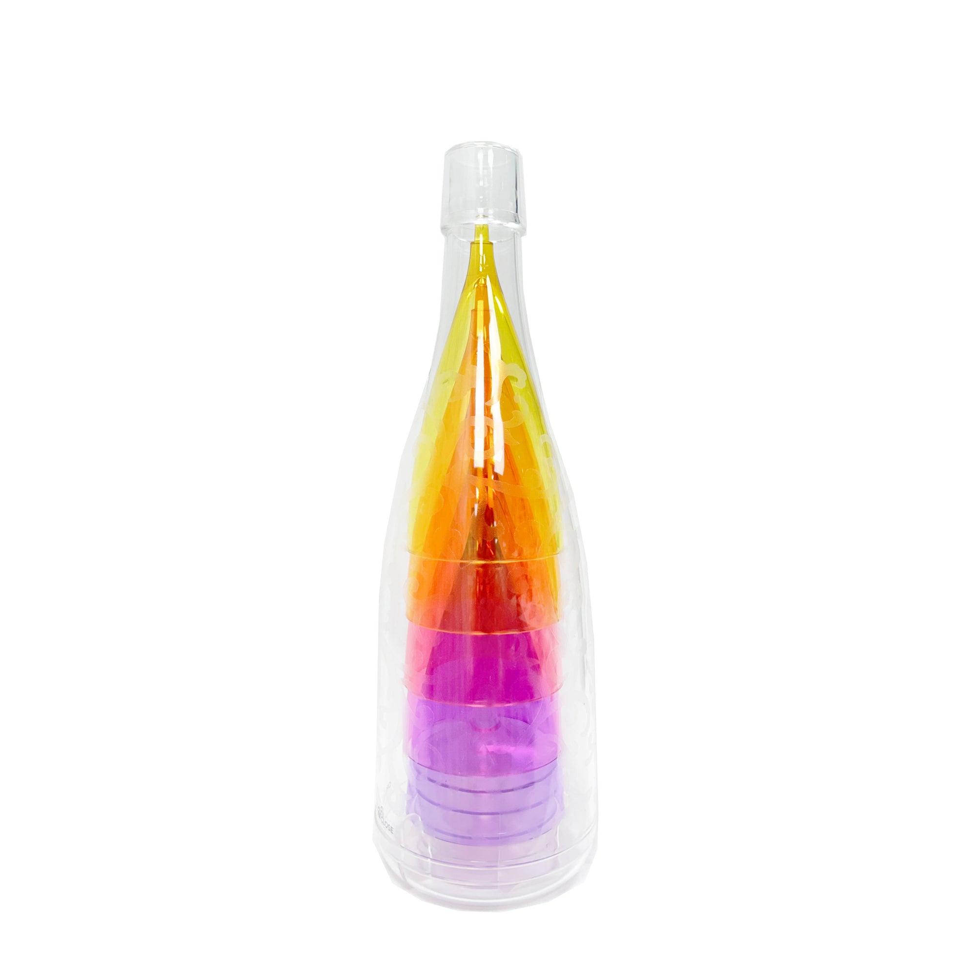 Resin Champagne Glasses |  Five-color Set | 正價