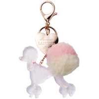 促銷 |Poodle Key Holder | Blanc