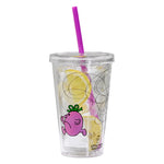 Little Miss Naughty Tumbler with straw (197180555275)