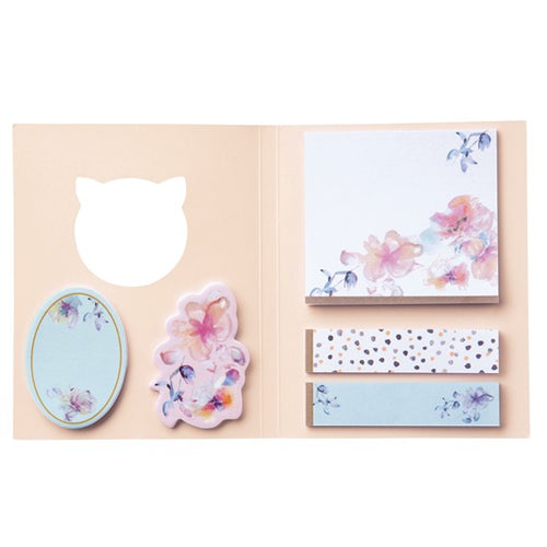 促銷 |Sticky notes set - Pastel Aquarelle Violet