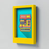 促銷 | Desk frame 5x7 - Yellow