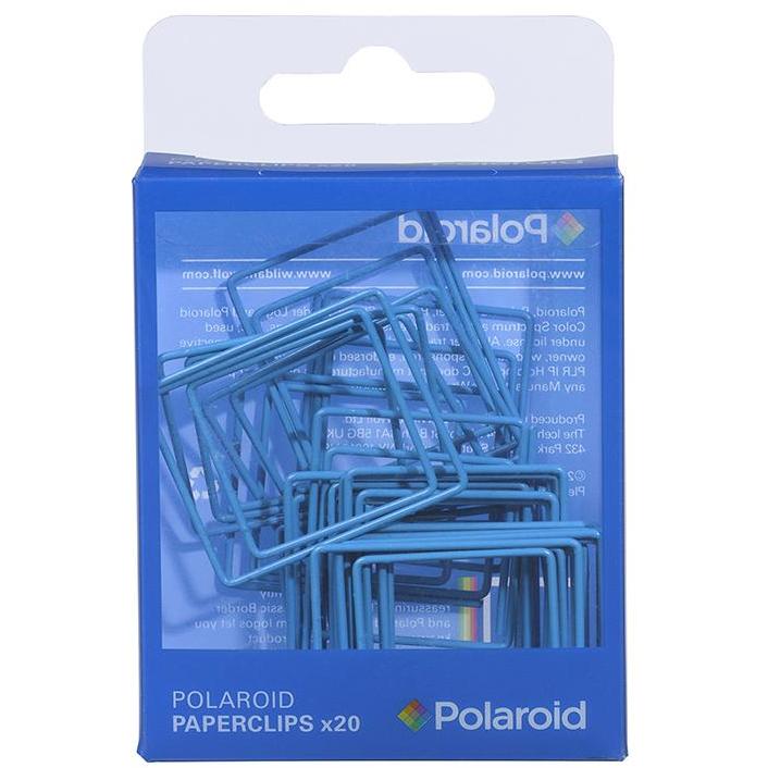 Polaroid shaped paperclips - Blue (197177802763)