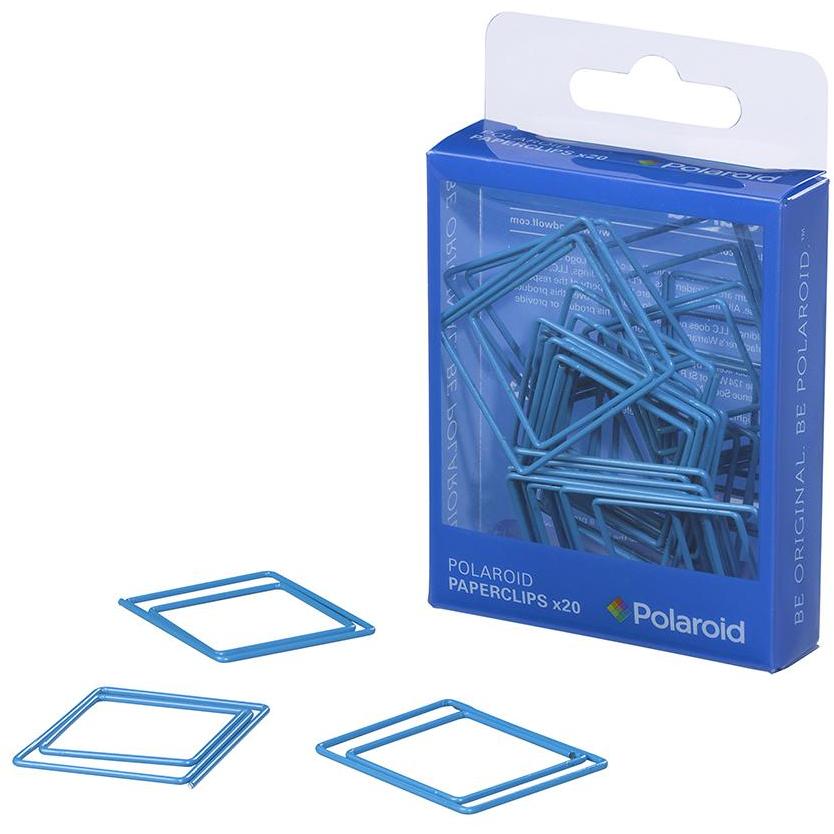 Polaroid shaped paperclips - Blue (197177802763)