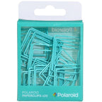 Polaroid shaped paperclips - Turquoise (197177704459)