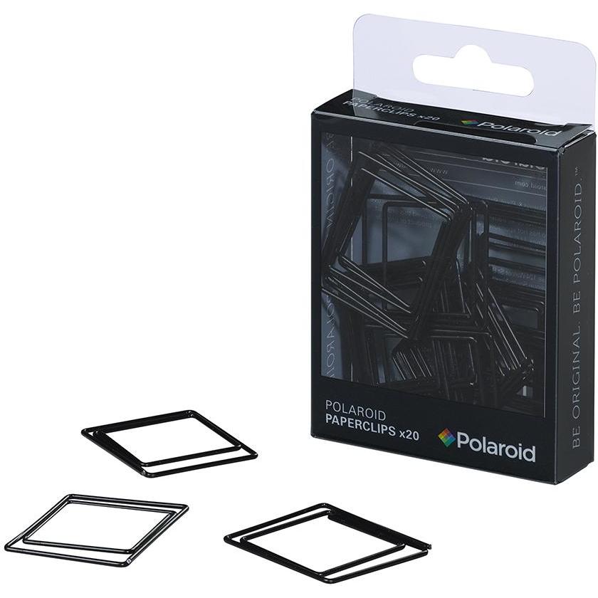 Polaroid shaped paperclips - Black (197177638923)