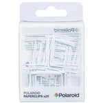 Polaroid shaped paperclips - White (197177573387)