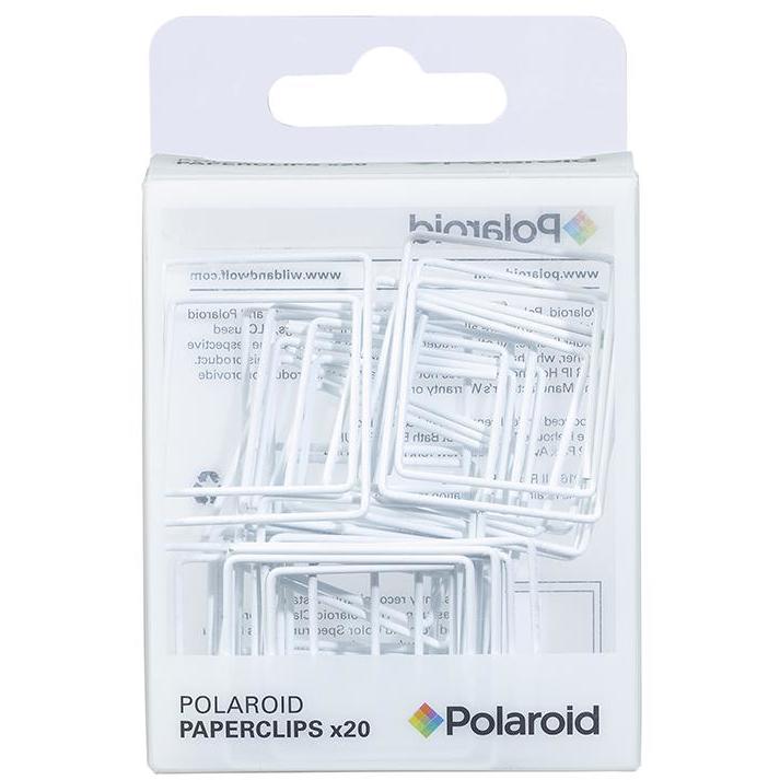 Polaroid shaped paperclips - White (197177573387)