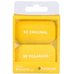 Oval Erasers Set of 2 - Yellow (197177147403)