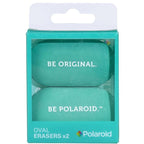 Oval Erasers set of 2 - Turquoise (197177114635)
