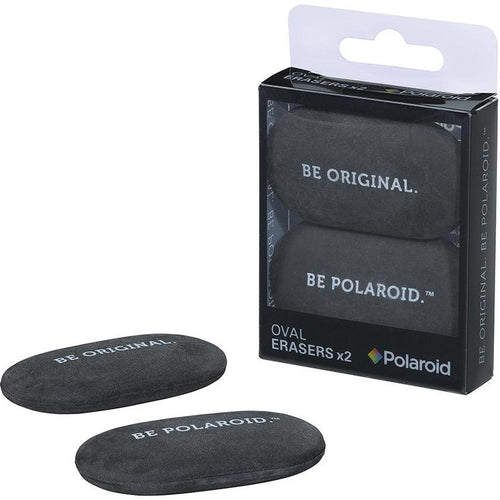 Oval Erasers set of 2 - Black (197177049099)