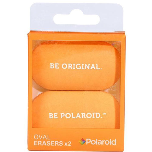 Oval Erasers set of 2 - Orange (197176950795)