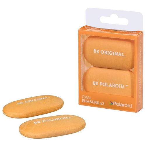 Oval Erasers set of 2 - Orange (197176950795)