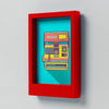 促銷 |Desk Frame 5x7 - Red