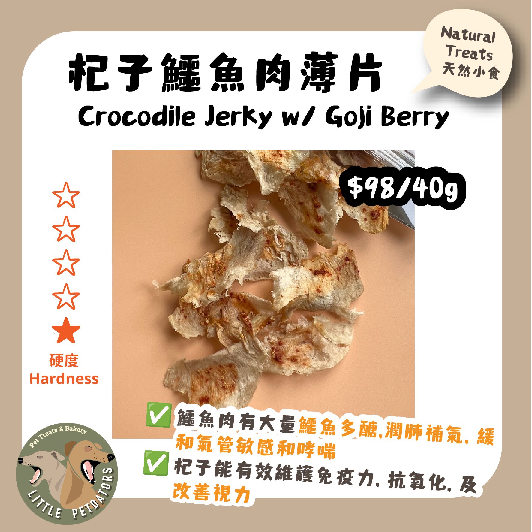 Little Petdators | 杞子鱷魚肉薄片