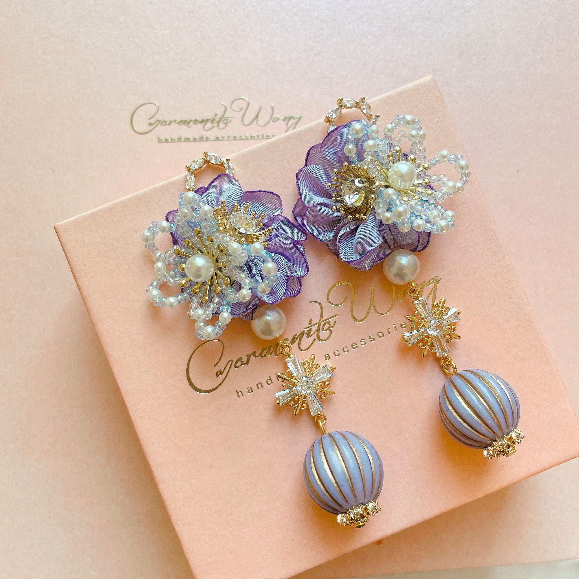 Carmenita Wong | Earrings | FF29 Purple