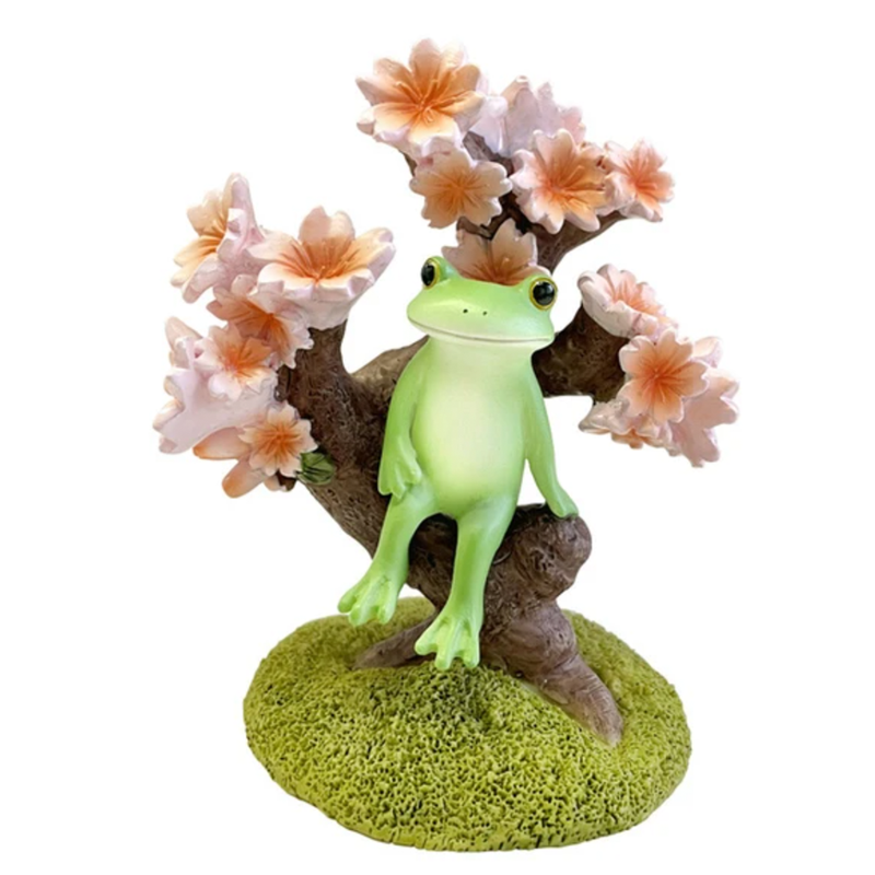 Copeau Display | 73874 | Frog with Cherry Blossom