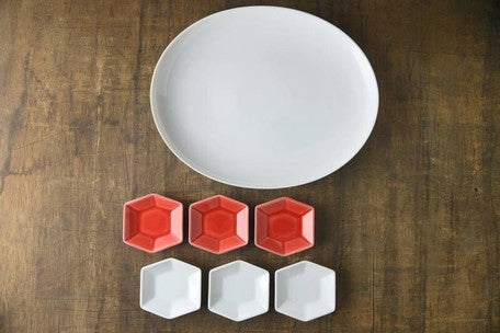 促銷 | Miyama | Mini Dish Set | Red & White