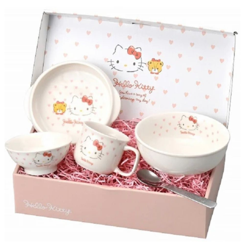 Hello Kitty | Pink Heart Tableware Set | 正價