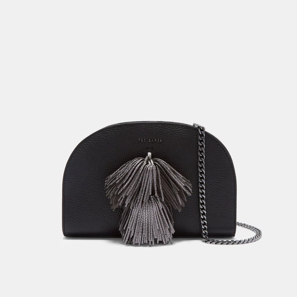 促銷 | MAARYY Leather Pom-Pom Cross Body Bag