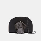 促銷 | MAARYY Leather Pom-Pom Cross Body Bag