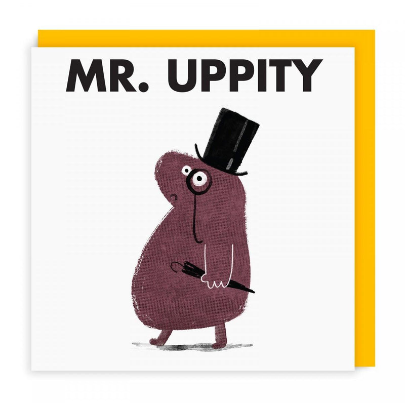 Mr Men Cards | Mr Uppity (197161025547)
