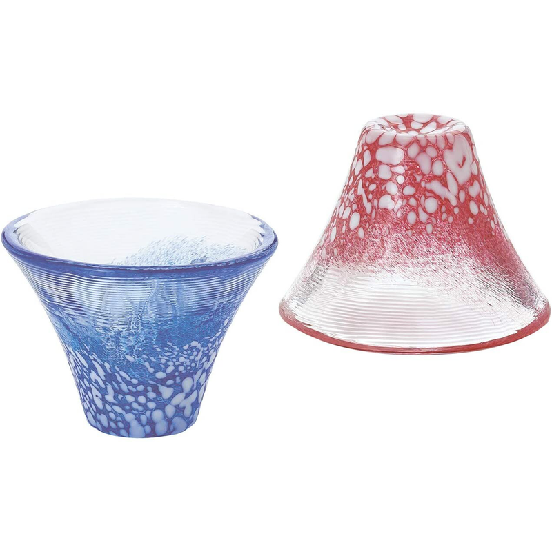 Japanese Sake Cup | Blue & Red | 2Pcs Set | 正價